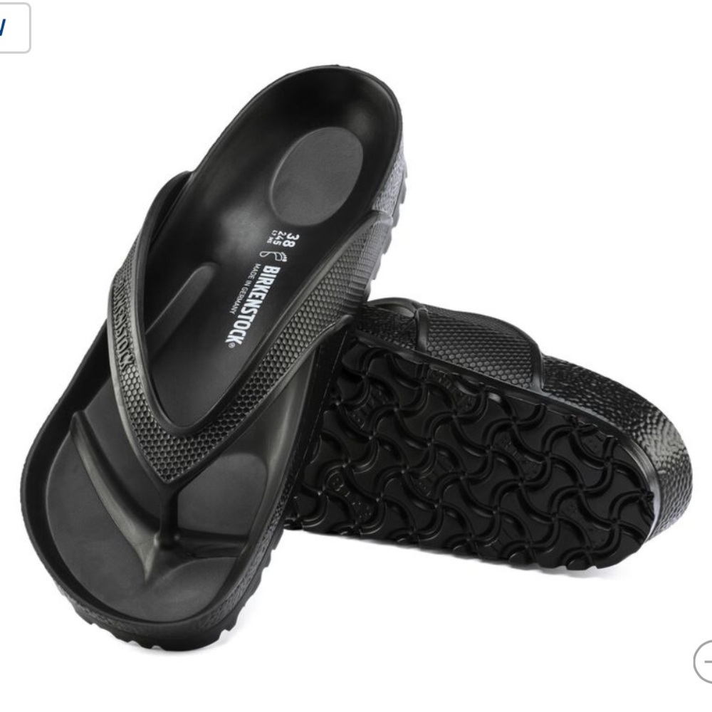 NEW in BOX BIRKENSTOCK Honolulu EVO Thong Black Size 37 (L6, M4) Regular AAA
